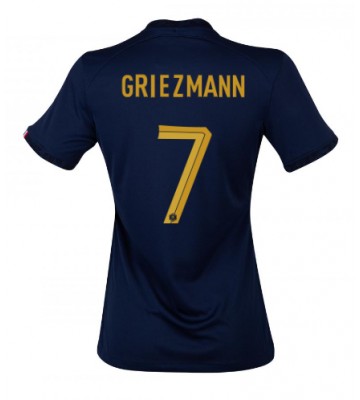 Francja Antoine Griezmann #7 Koszulka Podstawowych Kobiety MŚ 2022 Krótki Rękaw